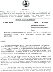 TNEB New Recruitment 2025 | 10200 New Vacancy